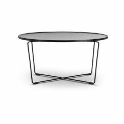 Wholesale 🛒 L3 Home Javi Round 80cm Black Tray Coffee Table With Steel Legs - To Australia 🌟 -L3 Home Sales f01383e9111944f691c076503cffed98