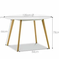 Wholesale 🔔 Australia Sale - L3 Home Line 5 Piece White Round Dining Set With Replica Eames Chairs 😀 -L3 Home Sales f052a32943c043b6943b8011b034168b