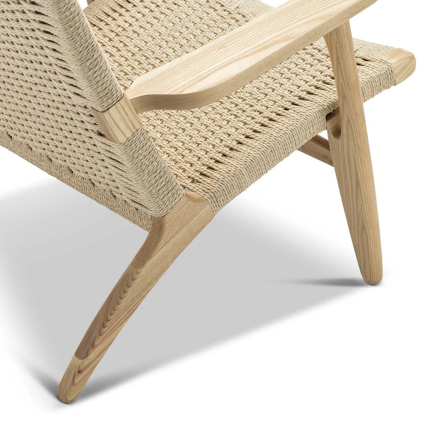 Best deal π Australia Only - L3 Home Miles Natural Solid Ashwood Oak Woven Rope Cord Easy Lounge Chair π 8 Best deal π Australia Only - L3 Home Miles Natural Solid Ashwood Oak Woven Rope Cord Easy Lounge Chair π - Image 6
