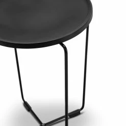 Wholesale π Australia Sale - L3 Home Javi Round Black Tray Side Table With Steel Legs π 15 Wholesale π Australia Sale - L3 Home Javi Round Black Tray Side Table With Steel Legs π -L3 Home Sales f1b7359757714bf6b5f836af5688bd15