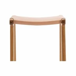Outlet 😍 Australia Sale - L3 Home Casey 66cm Nude Tan Flat Leather Natural Teakwood Barstool 🛒 -L3 Home Sales f5007b07cf69466d9c1e4cbbc709423f