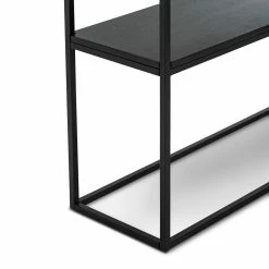 Outlet ⭐ Australia Sale - L3 Home Ebonie 120cm White Marble & Black Shelf Console Table 💯 -L3 Home Sales f6d7c80c679a4a079902f48addf1db17