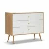 Discount 😉 L3 Home Liena White 3 Drawer Oak Tallboy Chest - To Australia 😍 -L3 Home Sales fbc9ece6cfed4310b9a94b5cfd7fbd24