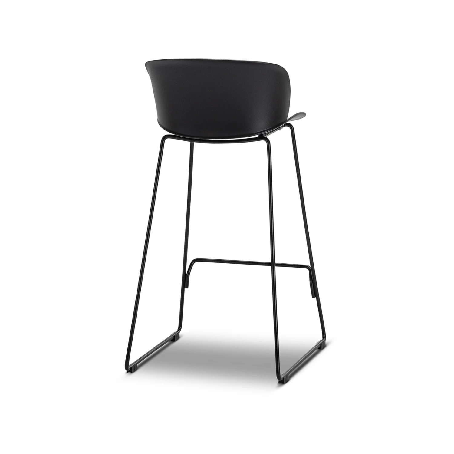 Cheap π₯ L3 Home Koa Set Of 2 Black High Back Sled Barstools With Steel Legs - To Australia β 7 Cheap π₯ L3 Home Koa Set Of 2 Black High Back Sled Barstools With Steel Legs - To Australia β - Image 5